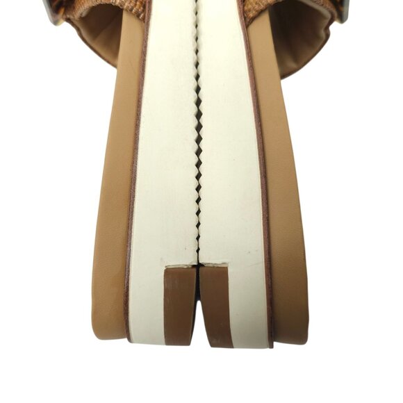 Sam Edelman Ariane Platform Sandals Womens Size 5.5 Tortoise Shell Buckle Slide - Picture 16 of 16